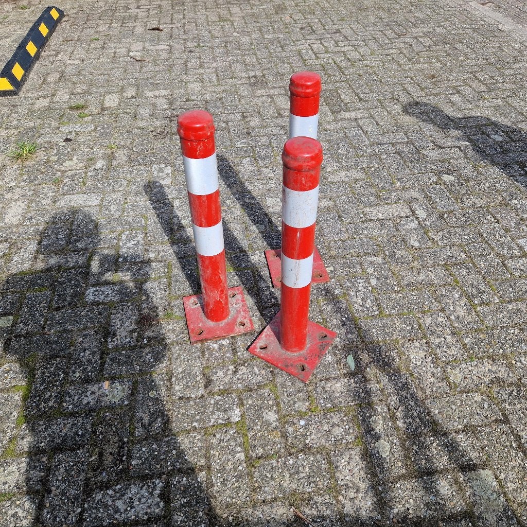 Robuuste Markeringspaal / Afzetpaal met Voet (74 cm), Tuin en Terras, Ophalen, Gebruikt, Minder dan 180 cm, Palen