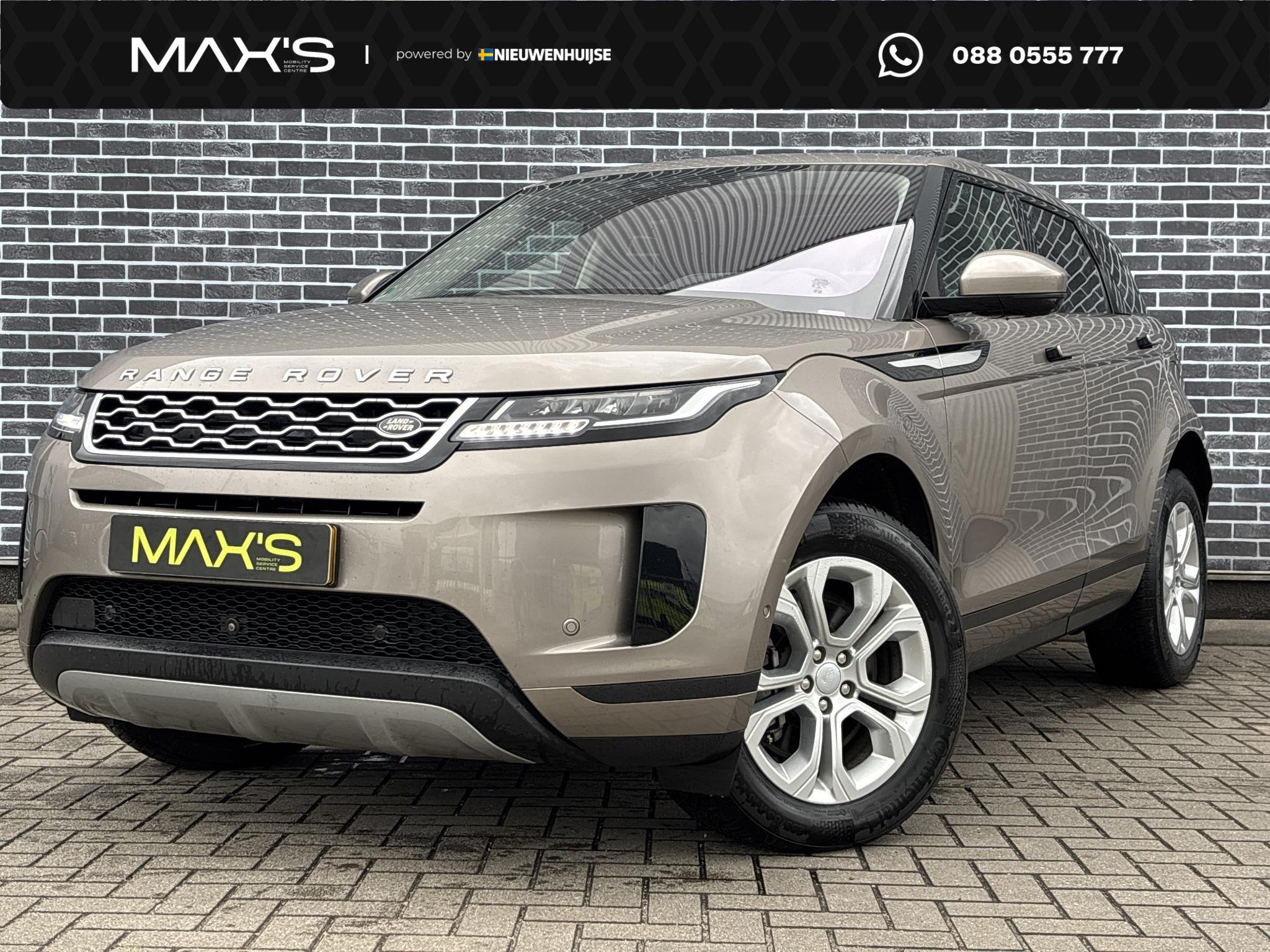 Land Rover Range Rover Evoque 1.5 P300e AWD S | Plug-in Hybr, Auto's, Bruin, 15 kWh, Vierwielaandrijving, Hybride Elektrisch/Benzine