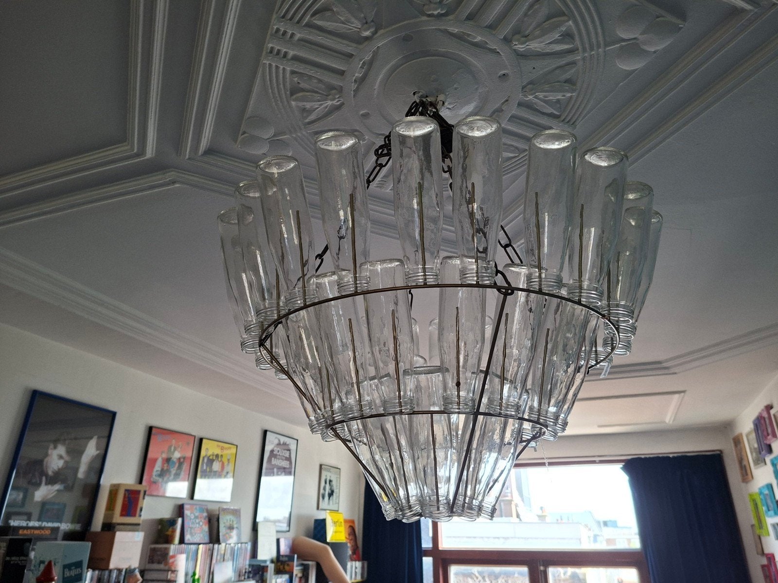 Flessenlamp gratis af te halen, ruilen voor flesje wijn., Ophalen of Verzenden