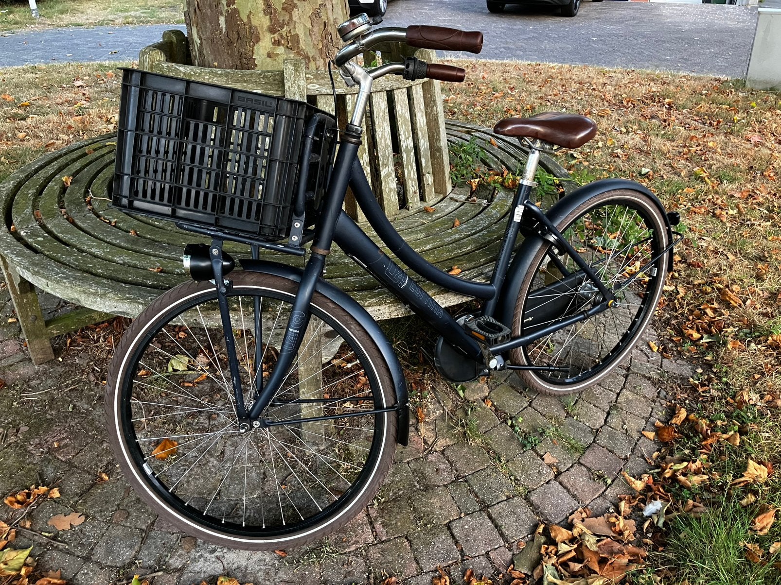 Batavus Cortina U4 meisjesfiets (24 inch, frame 46 cm), Terugtraprem, Gebruikt, Versnellingen, Ophalen of Verzenden