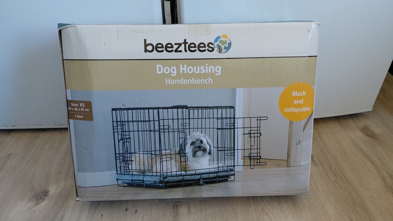 Beeztees Hondenbench Metaal - Maat XS (Inklapbaar), Ophalen, Nieuw