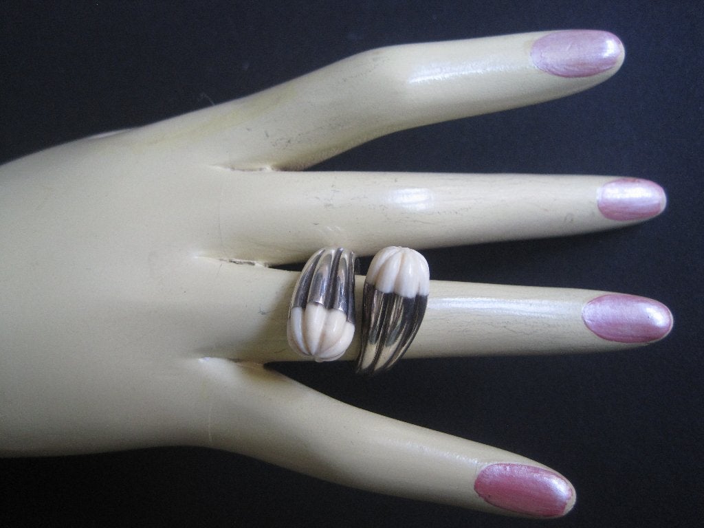 sieraden zilveren ring art deco, Sieraden, Tassen en Uiterlijk, Antieke sieraden, Ophalen of Verzenden, Overige materialen, Ring