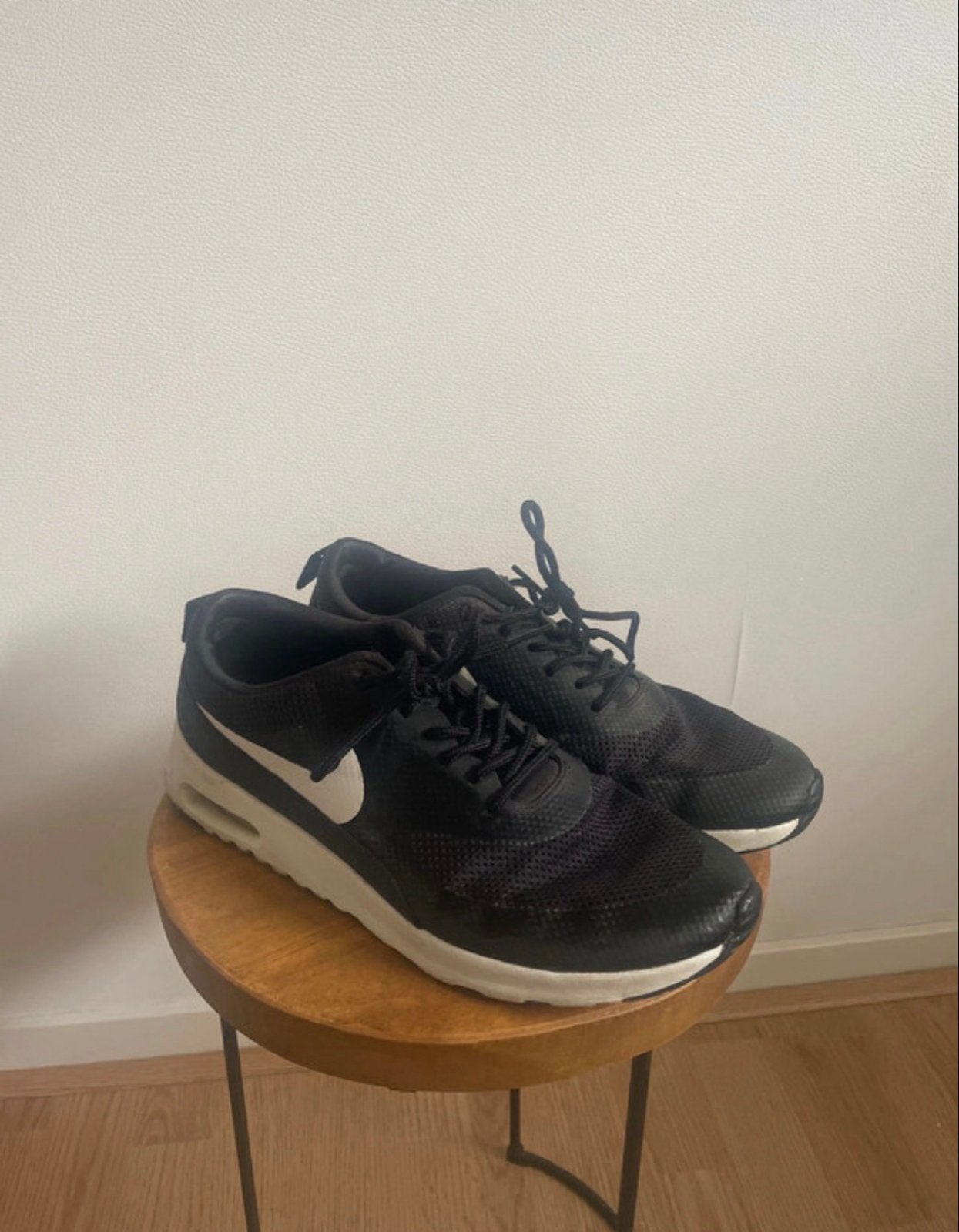 Nike Air Max Thea sneakers - Zwart met wit - maat 41, Zwart, Ophalen of Verzenden, Sneakers of Gympen, Gedragen