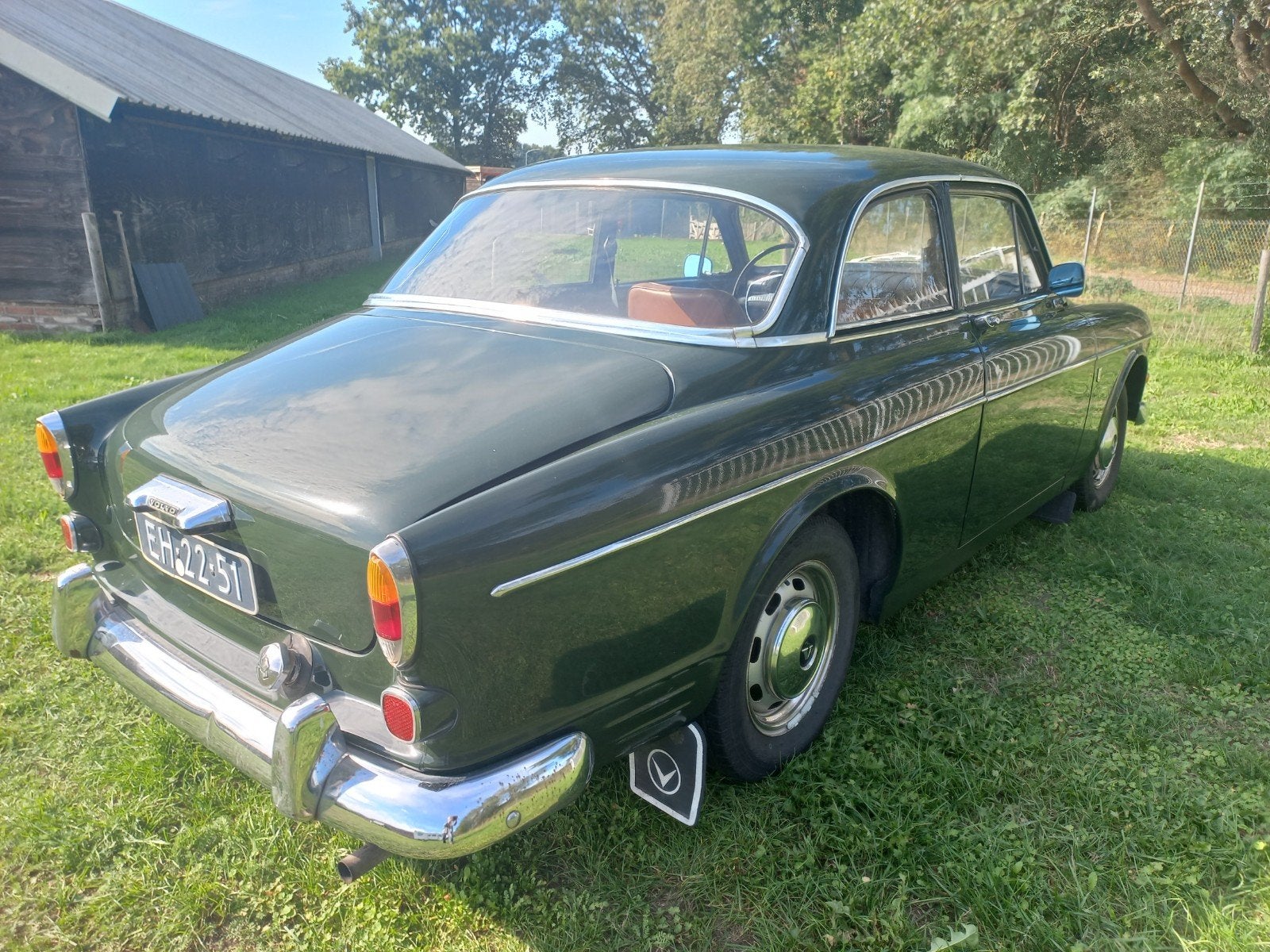 Volvo Amazon B20 motor Open dak 1965 Groen, IN GOEDE STAAT., foto 9