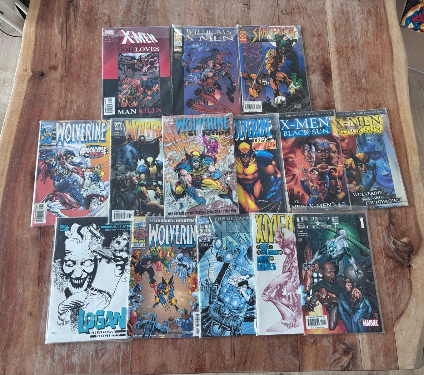 Gemixte collectie Wolverine en X-Men comics, Meerdere comics, Ophalen of Verzenden, Gelezen, Amerika
