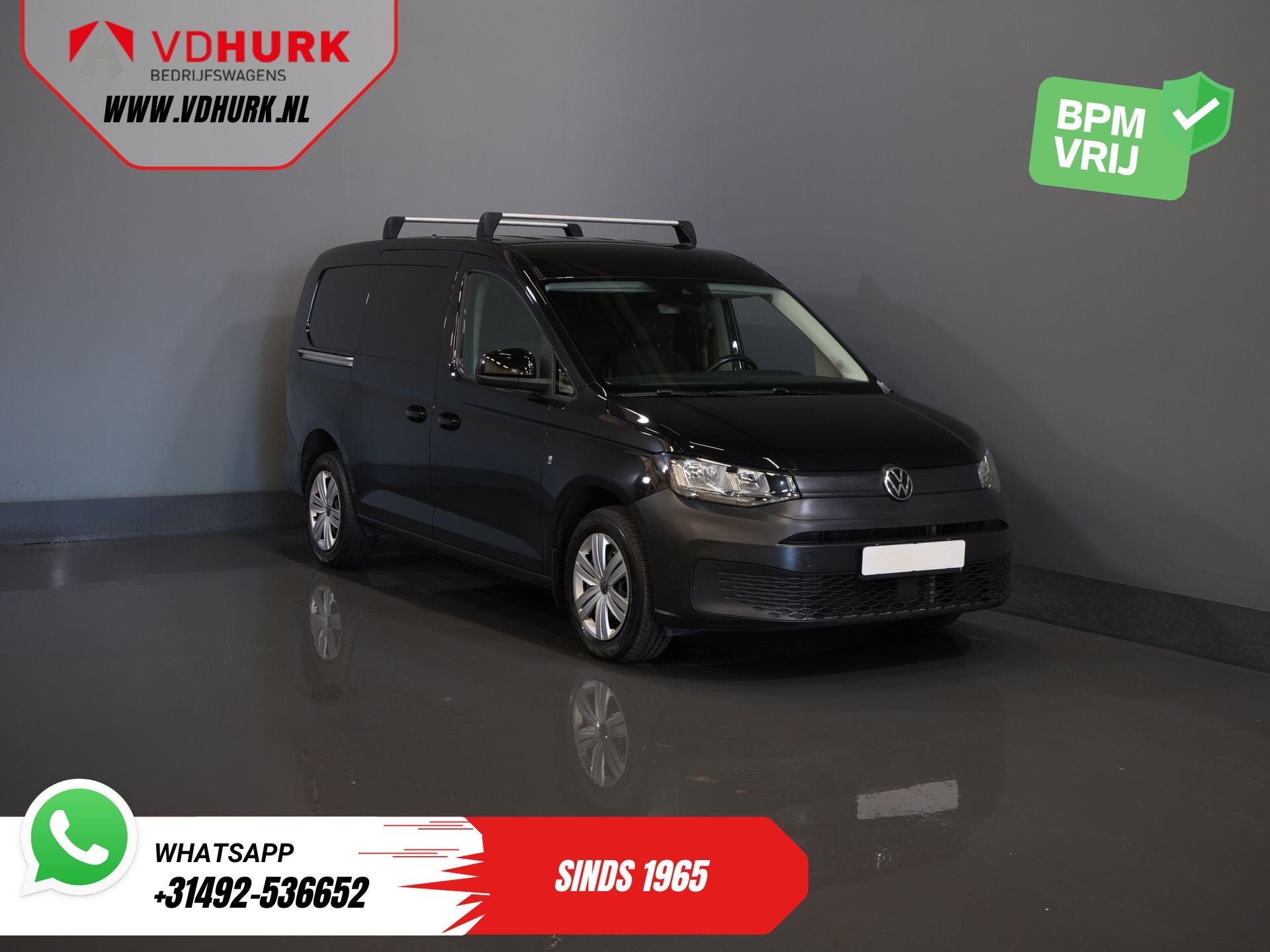 Volkswagen Caddy Cargo Maxi 2.0 TDI 125 pk DSG Aut. Standkac, Auto's, Stof, Gebruikt, 4 cilinders, Volkswagen
