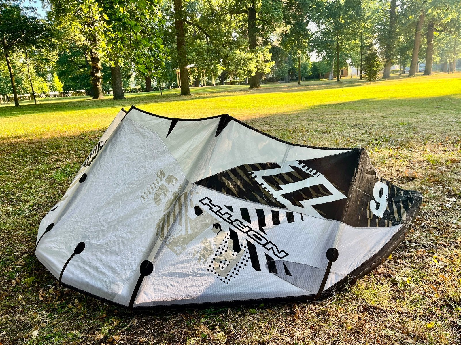 North Rebel 6m kite + bar, Gebruikt, Kitesurf-set, Geen board, Ophalen of Verzenden