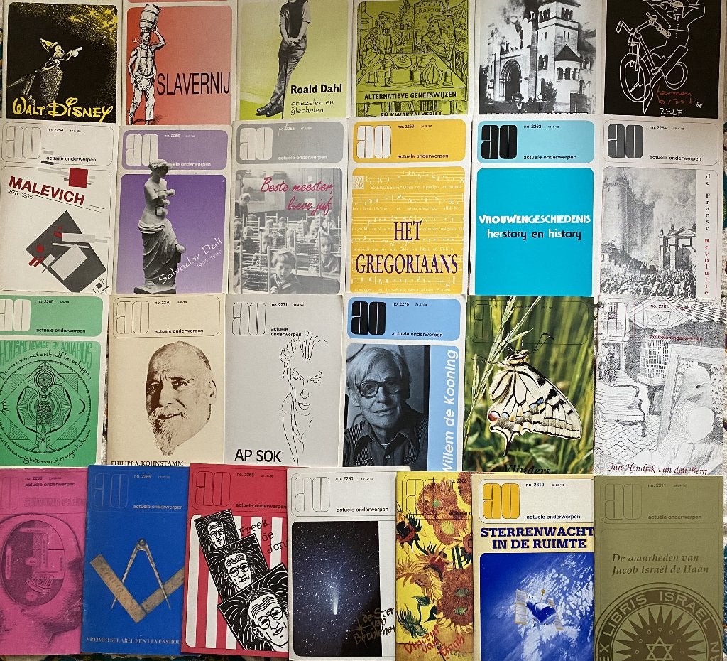 25 AO boekjes uit de jaren 1988=1989- 1990, Gelezen, Diverse auteurs, Ophalen of Verzenden, Wereld