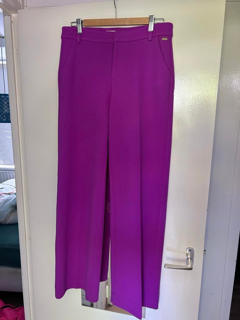 Prachtige hardroze pantalon van POM Amsterdam, Maat 38/40 (M), Ophalen of Verzenden, Zo goed als nieuw, Roze