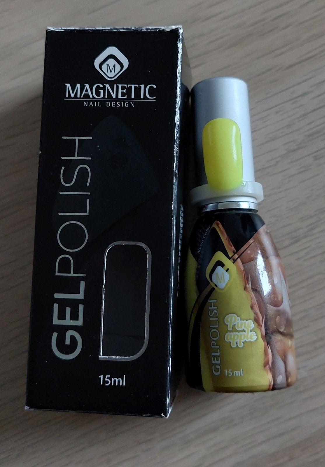 Magnetic gelpolish Pineapple 103490, Ophalen of Verzenden, Zo goed als nieuw, Geel, Handen en Nagels