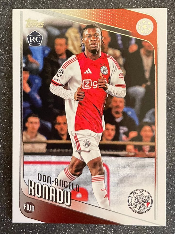 Topps UCC FLAGSHIP ‘26   ROOKIE CARD   KONADU   AFC AJAX, Verzenden, Zo goed als nieuw, Plaatje