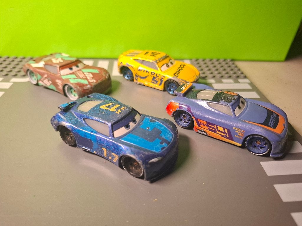Disney Cars - 6x Cars auto (matig), Ophalen of Verzenden, Gebruikt