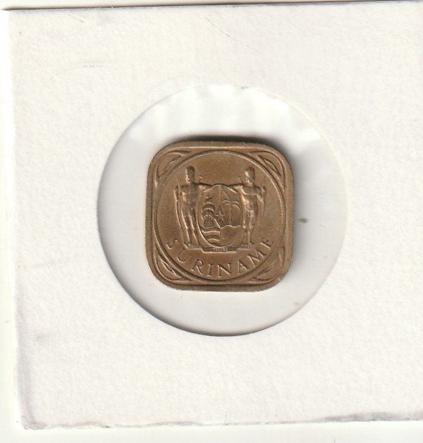 Suriname munten 5 cent 1972, Ophalen of Verzenden, Gebruikt