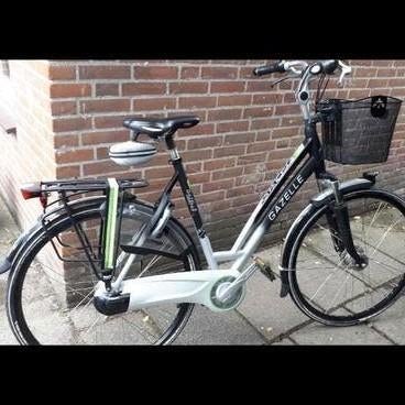 Gazelle damesfiets met  mandje, Fietsen en Brommers, Fietsen | Dames | Damesfietsen, Ophalen, Velgrem, Gazelle, 53 tot 56 cm
