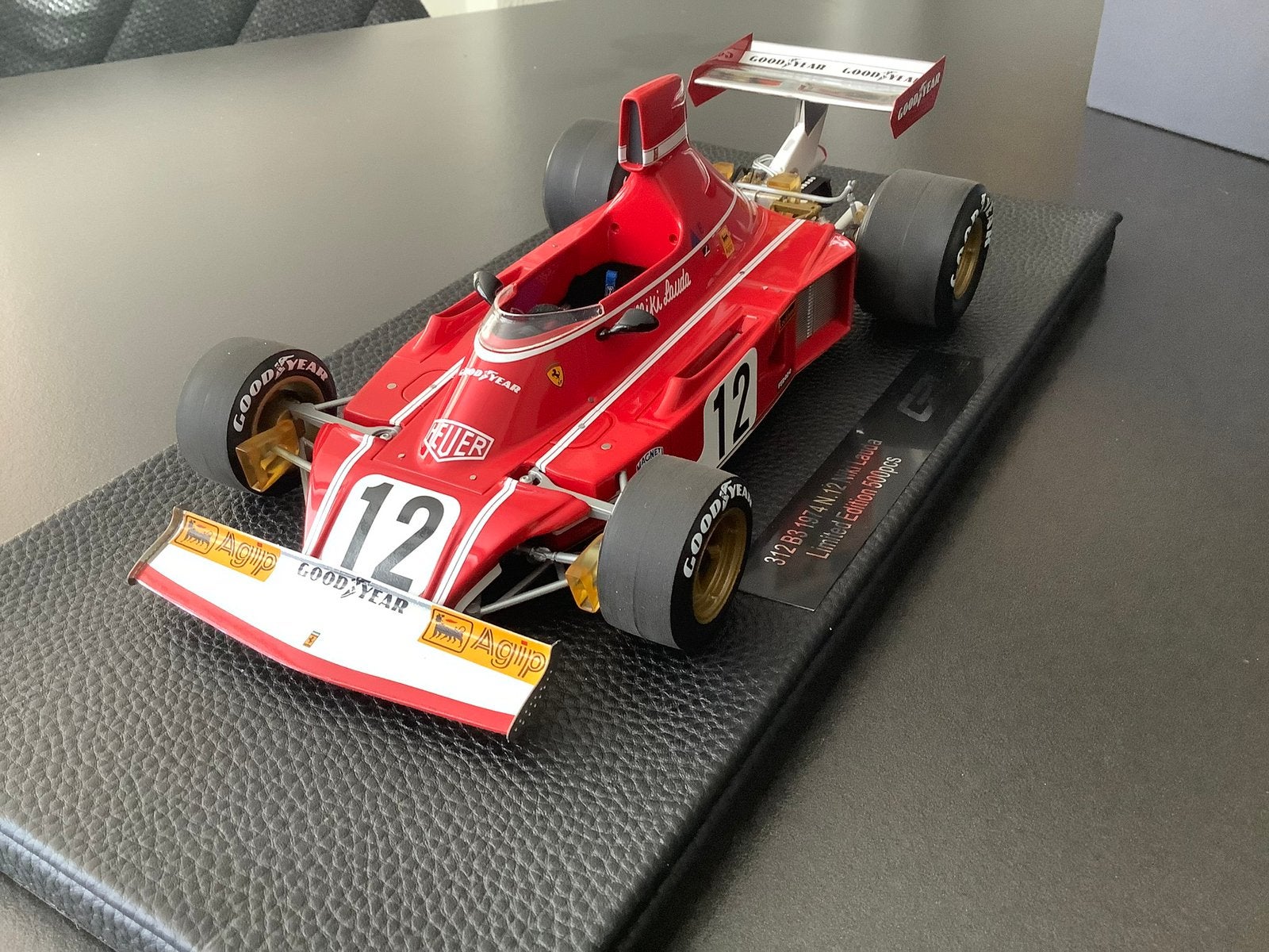 GP Replicas 1974 Ferrari 312B3 N. Lauda 1:18, Ophalen of Verzenden, Zo goed als nieuw, Overige merken