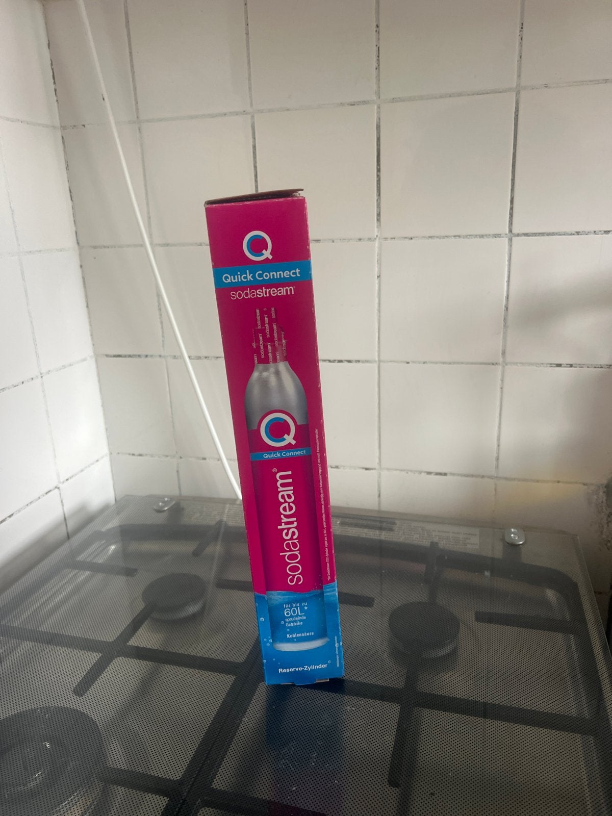 SodaStream Quick Connect CO2 Cilinder (vol en ongebruikt), Ophalen, Overige typen, Zilver, Zo goed als nieuw