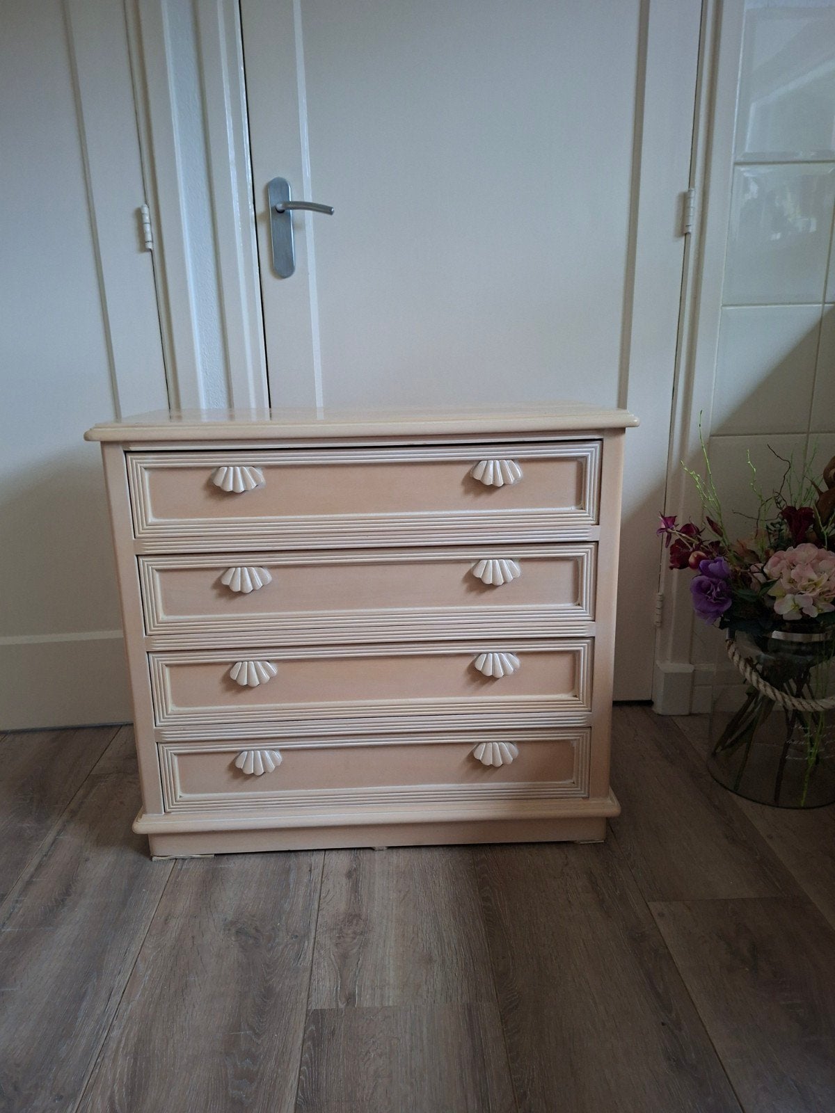 ladenkast met vier ladens., Ophalen, 50 tot 100 cm, 3 of 4 laden, Minder dan 100 cm