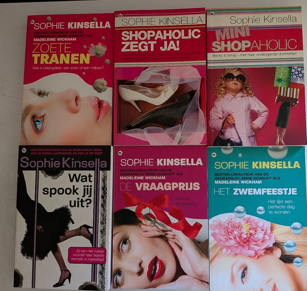 6x Sophie Kinsella, Ophalen of Verzenden, Gelezen, Sophie Kinsella