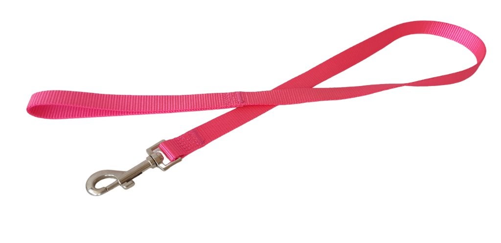 DUVO+ Nylon Hondenlijn M-L 20 mm x 100 cm Roze KOOPJE!!!, Ophalen of Verzenden, Nieuw, Hondenriem