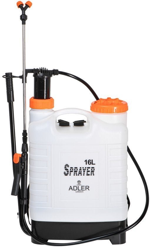 Retourdeal Adler Rugdruksproeier / Drukspuit 16 Liter, Ophalen of Verzenden, Zo goed als nieuw, Onkruidbestrijding