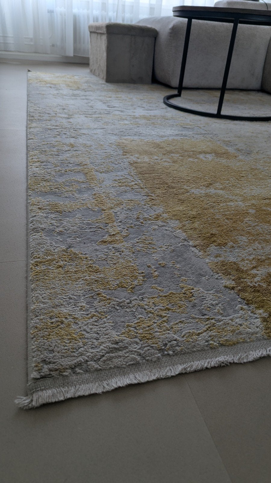 Vloerkleed 170x240 cm - Zo goed als nieuw, Ophalen, Grijs, 150 tot 200 cm, 200 cm of meer