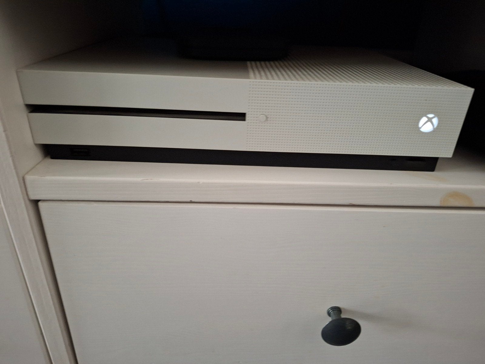 Xbox One S 1TB met Thrustmaster stuurwiel en Forza 6, Ophalen, Met 2 controllers, Xbox One S, 1 TB