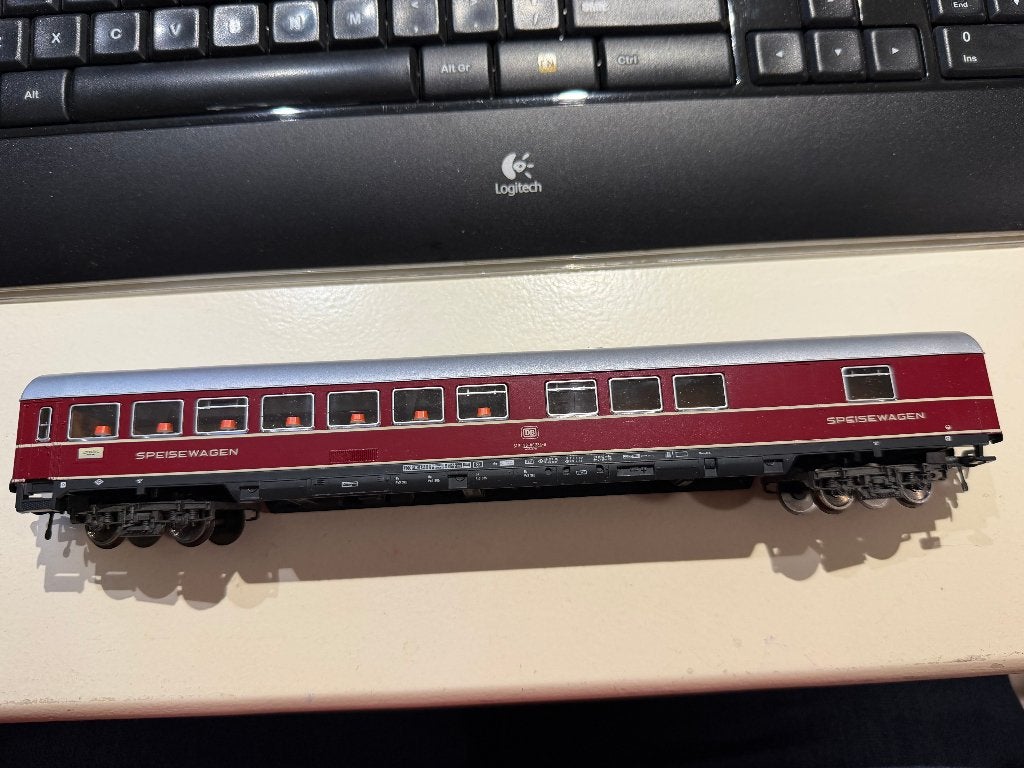Fleischmann Wagons 4x H0, Gebruikt, Gelijkstroom, Fleischmann, Wagon