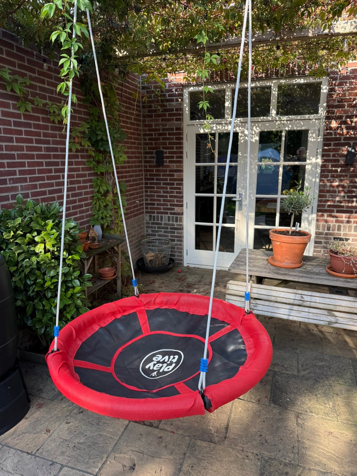 Nest schommel, Kinderen en Baby's, Speelgoed | Buiten | Speeltoestellen, Ophalen, Zo goed als nieuw, Schommel