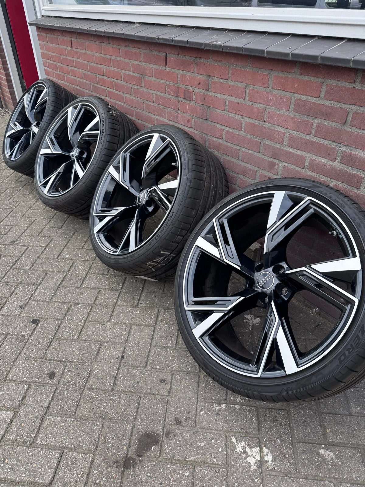 Audi Sport 22 inch velgen RS6, Auto-onderdelen, Banden en Velgen, Ophalen, Gebruikt, 285 mm, Banden en Velgen