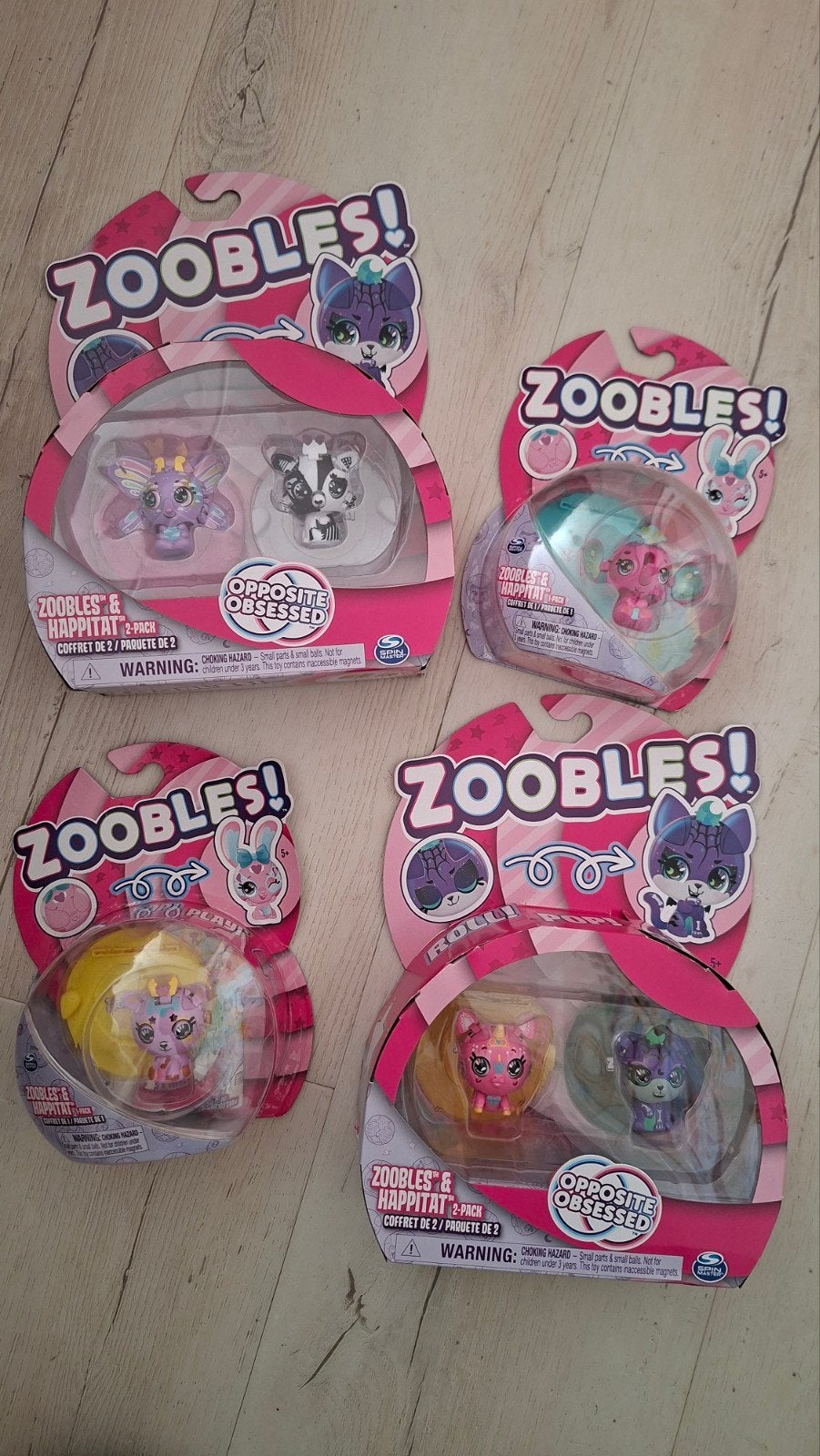 Zoobles! Happitat 2-pack en single packs - Nieuw, Kinderen en Baby's, Ophalen of Verzenden, Nieuw, Jongen of Meisje