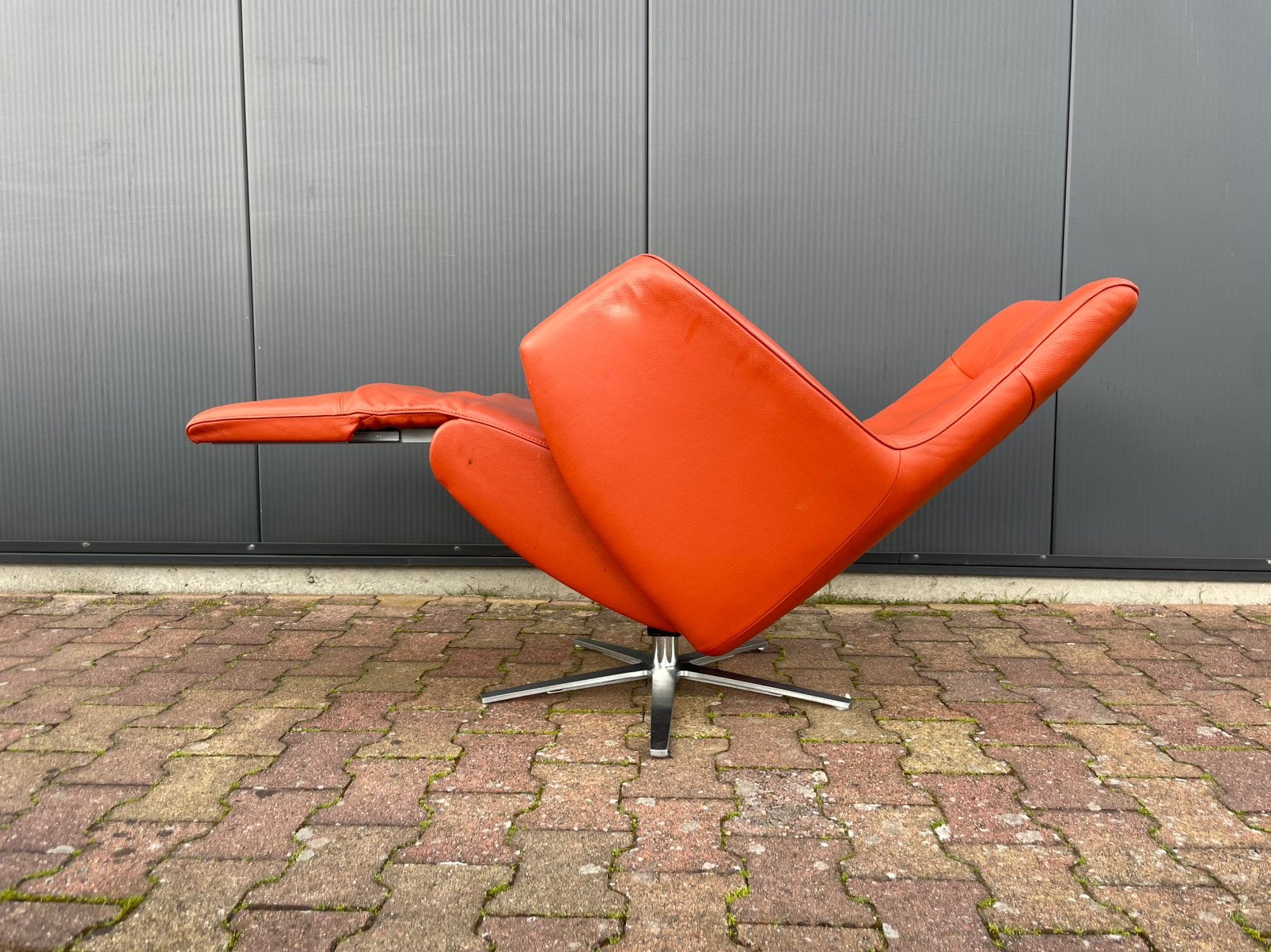 Oranje de toekomst twice relax fauteuil / relaxstoel op accu, Minder dan 75 cm, Ophalen of Verzenden, Zo goed als nieuw, Nvt