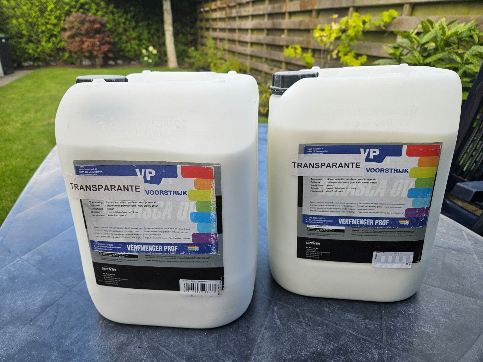 20 liter Pastolex Borasca Voorstrijk jerrycans, 5 tot 10 liter, Ophalen, Nieuw, Wit