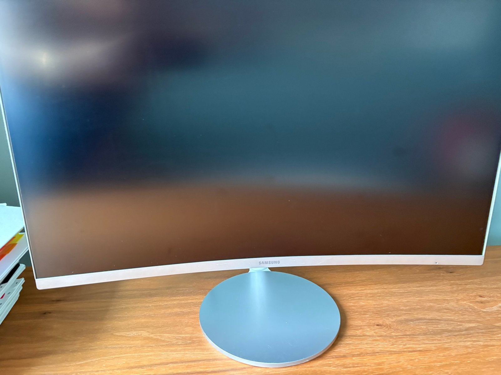 Samsung Curved Monitor - Zo goed als nieuw, Ophalen, Zo goed als nieuw, Curved