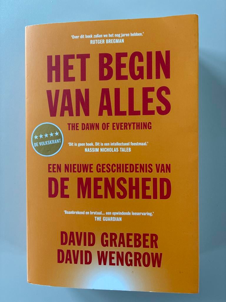 Het begin van alles - The dawn of everything, Boeken, Geschiedenis | Wereld, Ophalen of Verzenden, 20e eeuw of later, Gelezen