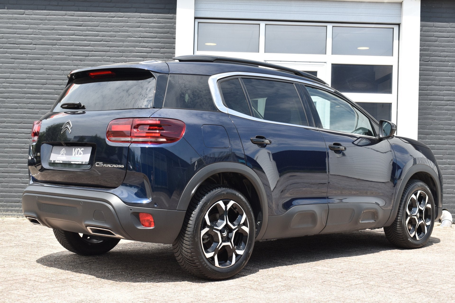 Citroën C5 Aircross Hybrid 145 DSC-6 Max Automaat | Navi |, Zwart, 1199 cc, Leder en Stof, Origineel Nederlands