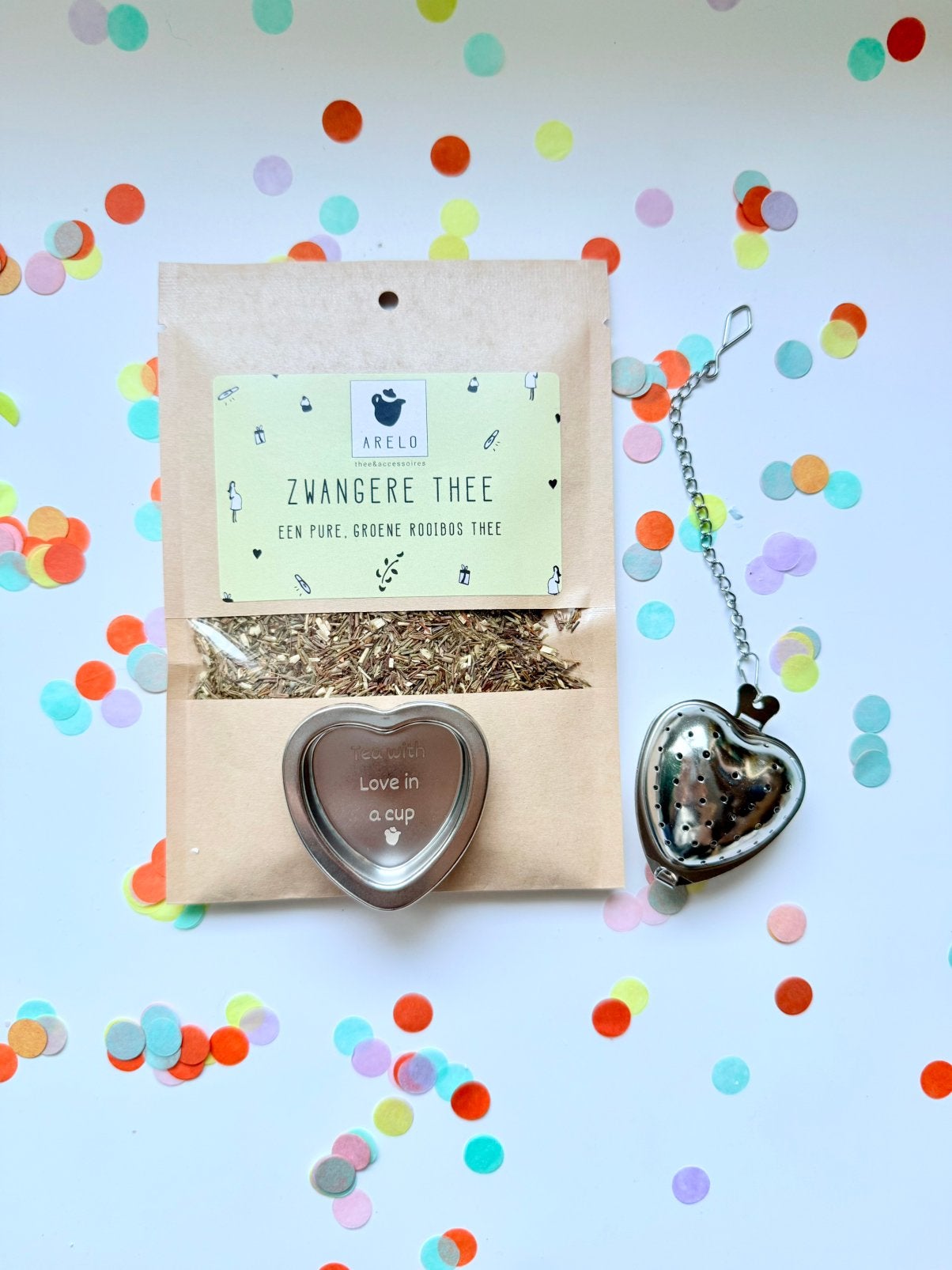 Cadeautje zwanger - thee + thee ei, Ophalen of Verzenden