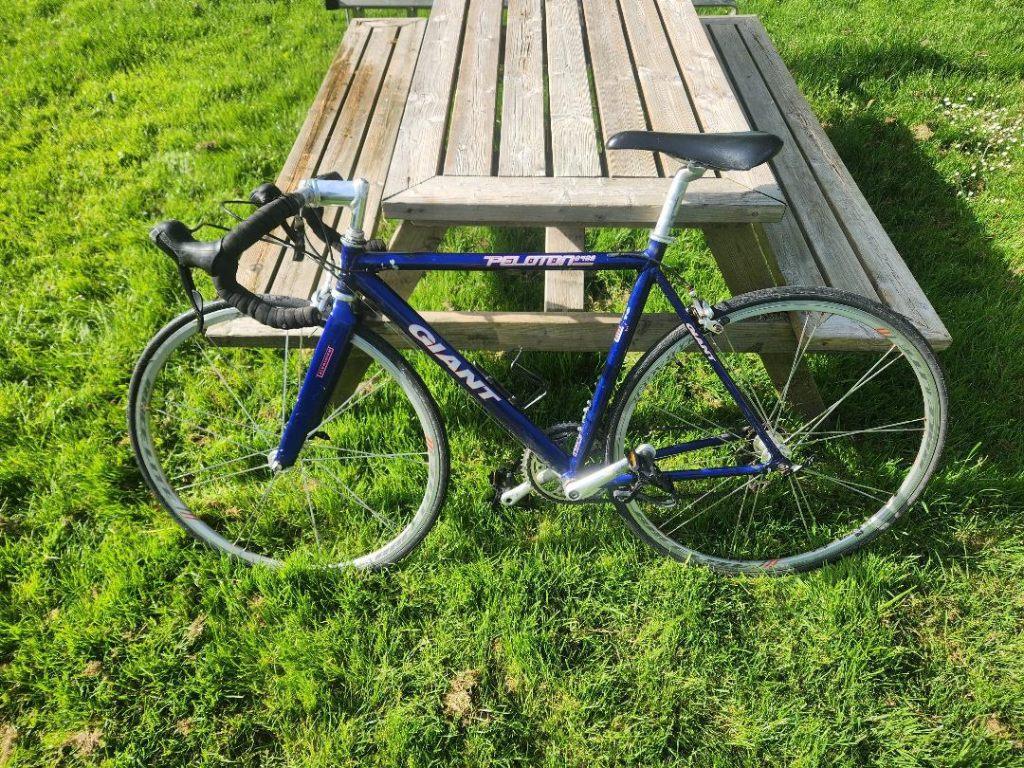 Racefiets, Fietsen en Brommers, Fietsen | Racefietsen, Ophalen, Gebruikt, Aluminium, Giant