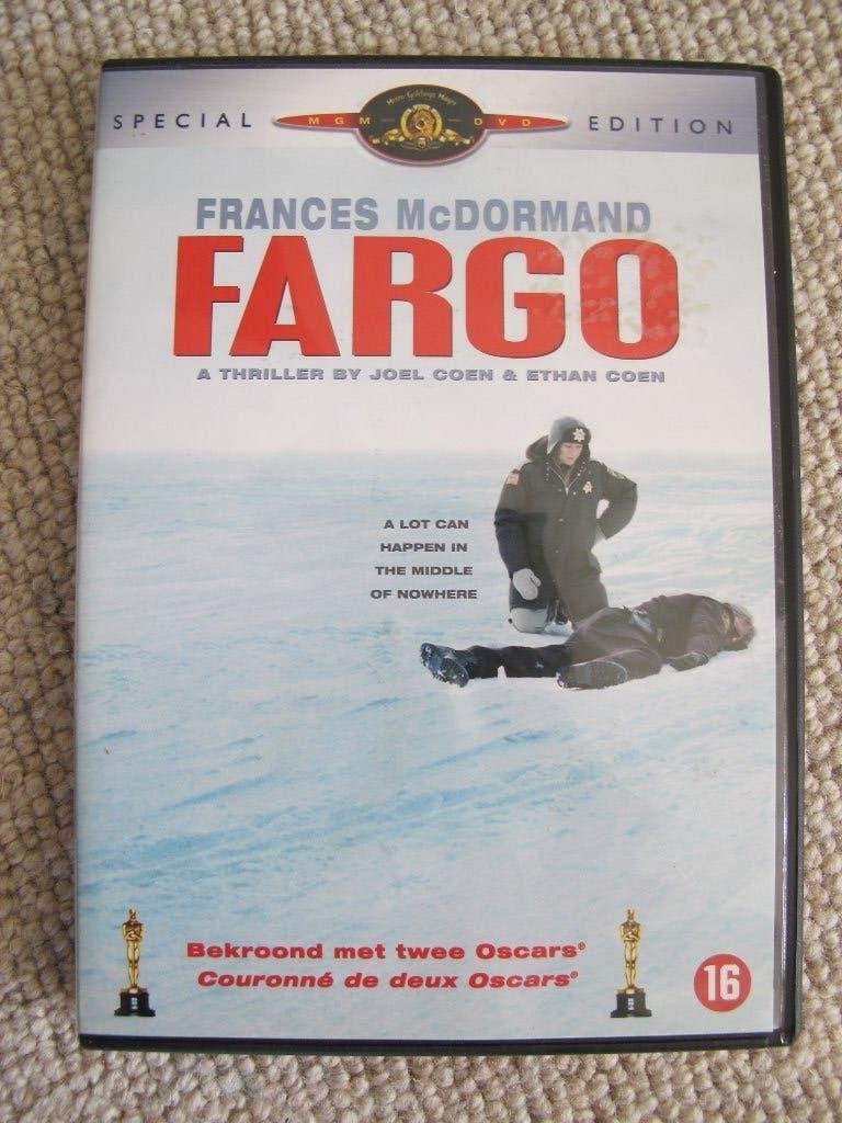Fargo – DVD – Coen Brothers – klassieker, Cd's en Dvd's, Maffia en Misdaad, Engels, Vanaf 16 jaar, Nederlands