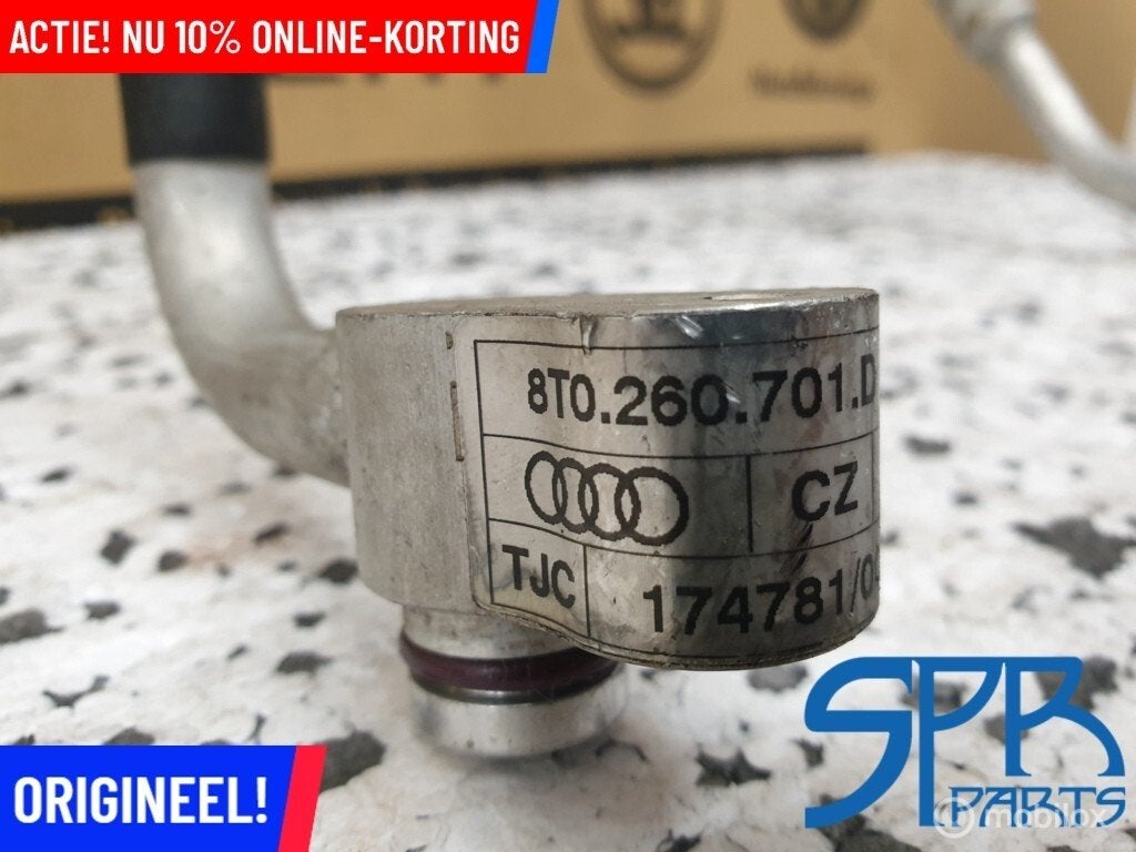Aircoleiding KOELMEDIUMLEIDING AUDI A4 A5 S4 S5 8T0260701D, Audi, Gebruikt, Audi, Ophalen of Verzenden