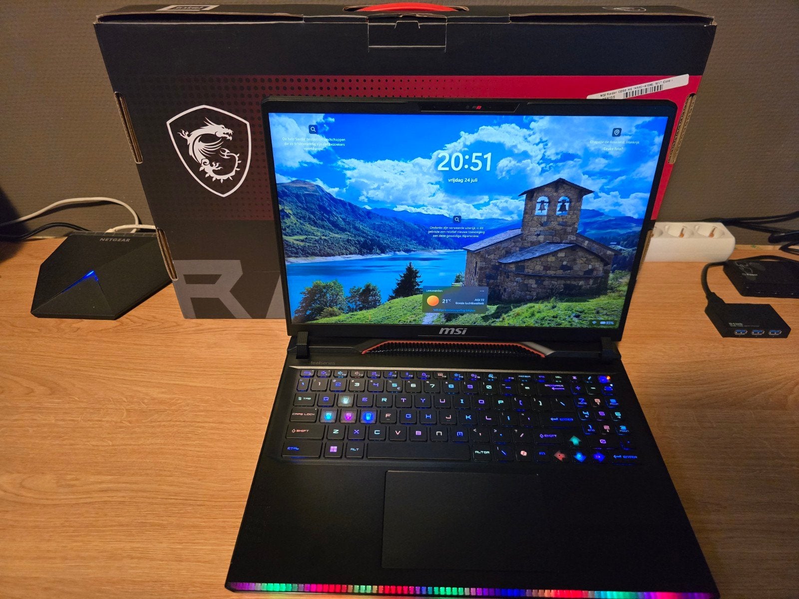 Tekoop MSI Raider-GE68 Intel Core i9-14gen RTX 4090 High-End, Computers en Software, Windows Laptops, Ophalen, Gebruikt, Met videokaart