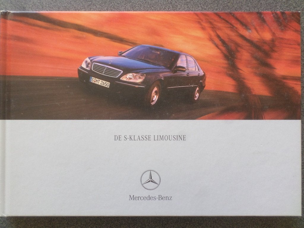 Mercedes S Klasse 320 400 430 500 600 AMG 0202 Boek, Ophalen of Verzenden, Zo goed als nieuw, Mercedes