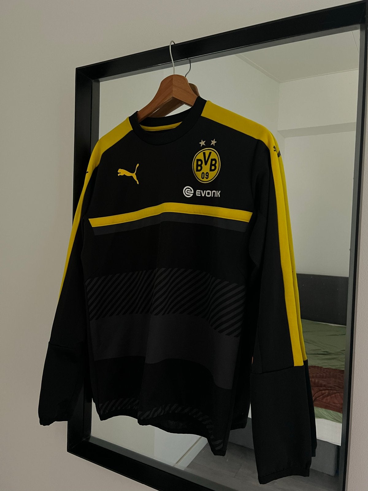 Puma BVB Borussia Dortmund Trainingstrui Maat S, Kleding | Heren, Sportkleding, Nieuw, Voetbal, Maat 46 (S) of kleiner, Zwart