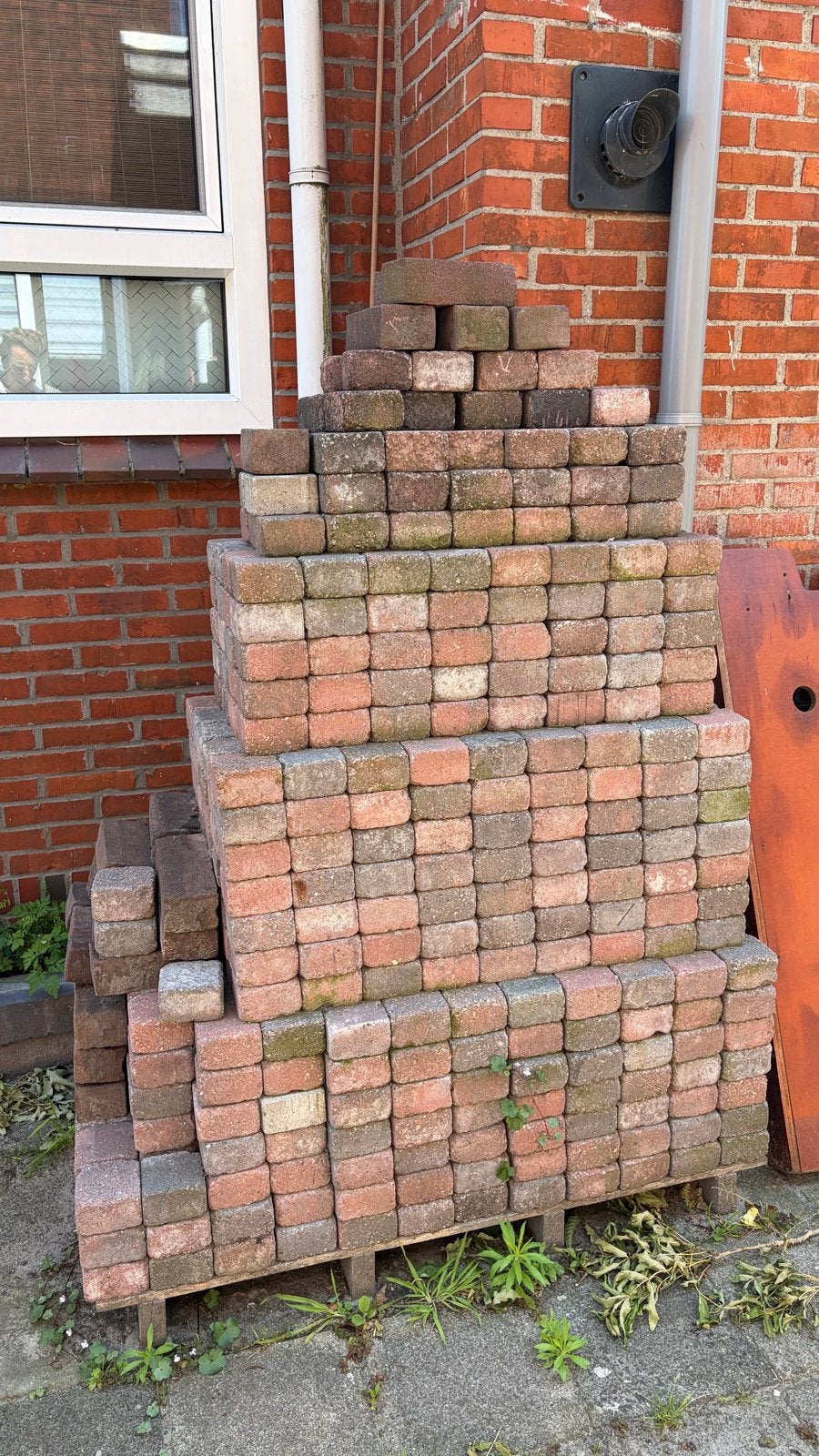 Gebruikte klinkers voor tuin of oprit, Ophalen, Gebruikt, Klinkers, 10 m² of meer