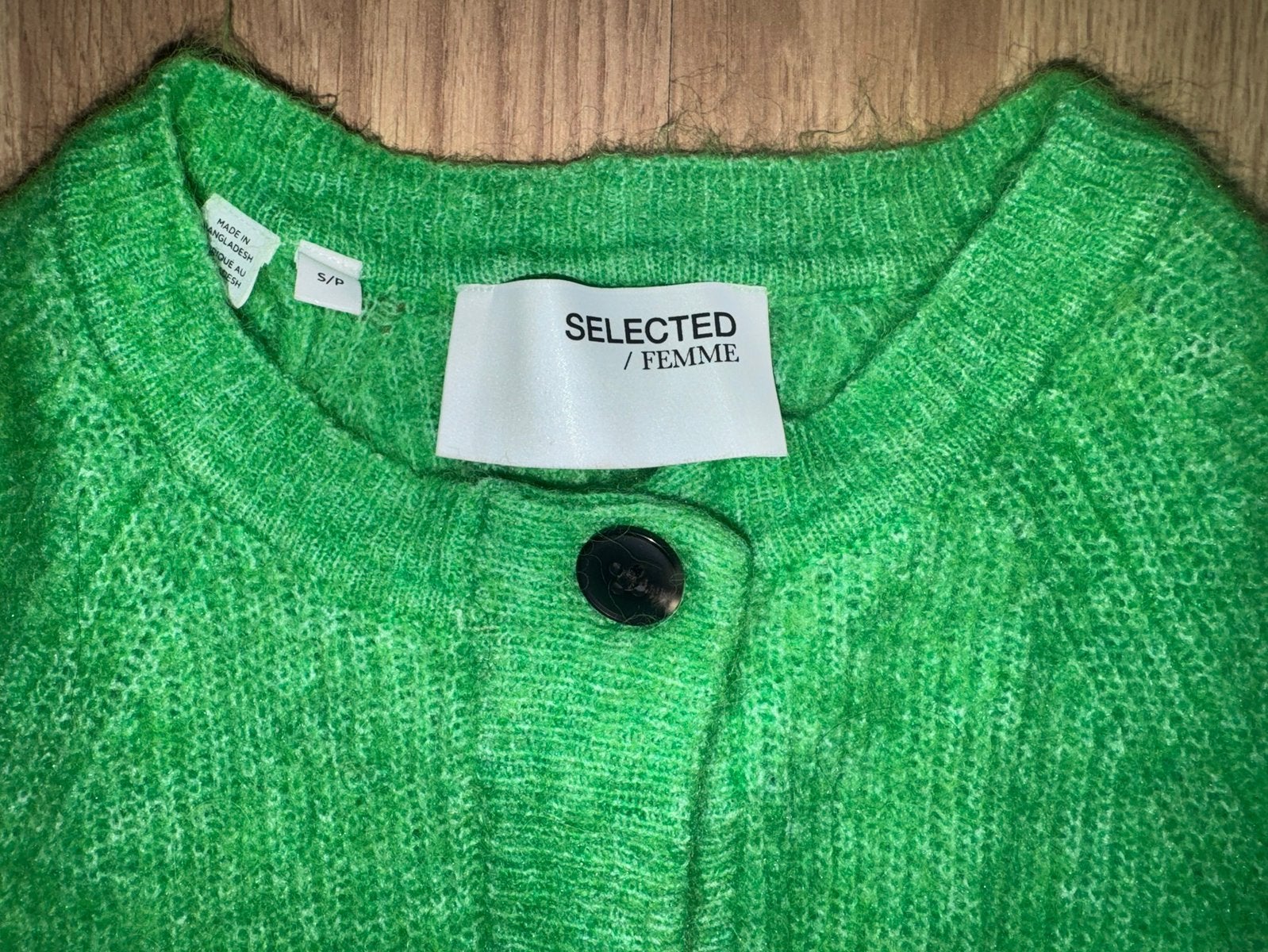 Selected Femme Groen Gebreid Vest - Maat S, Selected Femme, Ophalen of Verzenden, Zo goed als nieuw, Maat 36 (S)