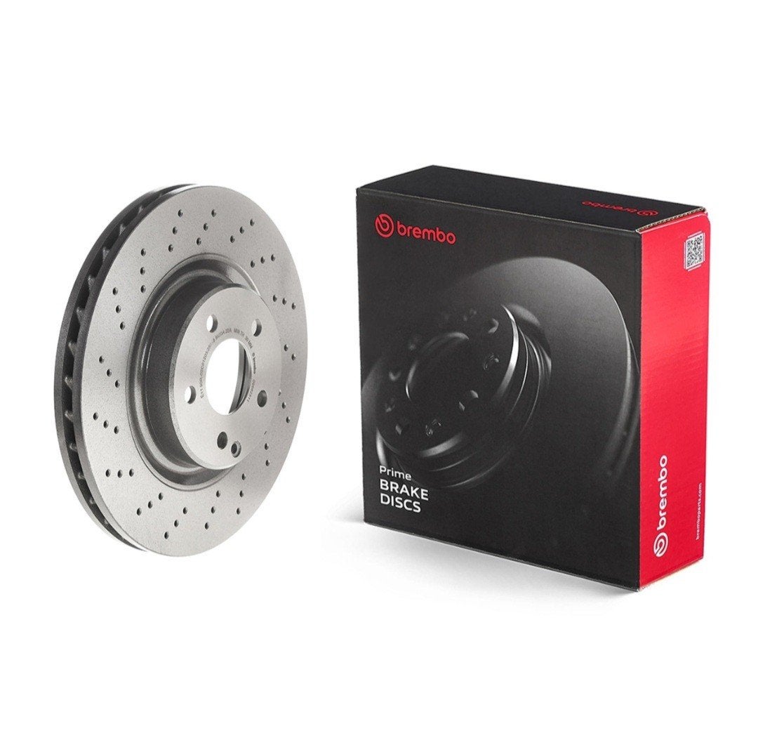 Brembo geperforeerde remschijven voor Mercedes SL (R230), Ophalen, Nieuw, Mercedes-Benz