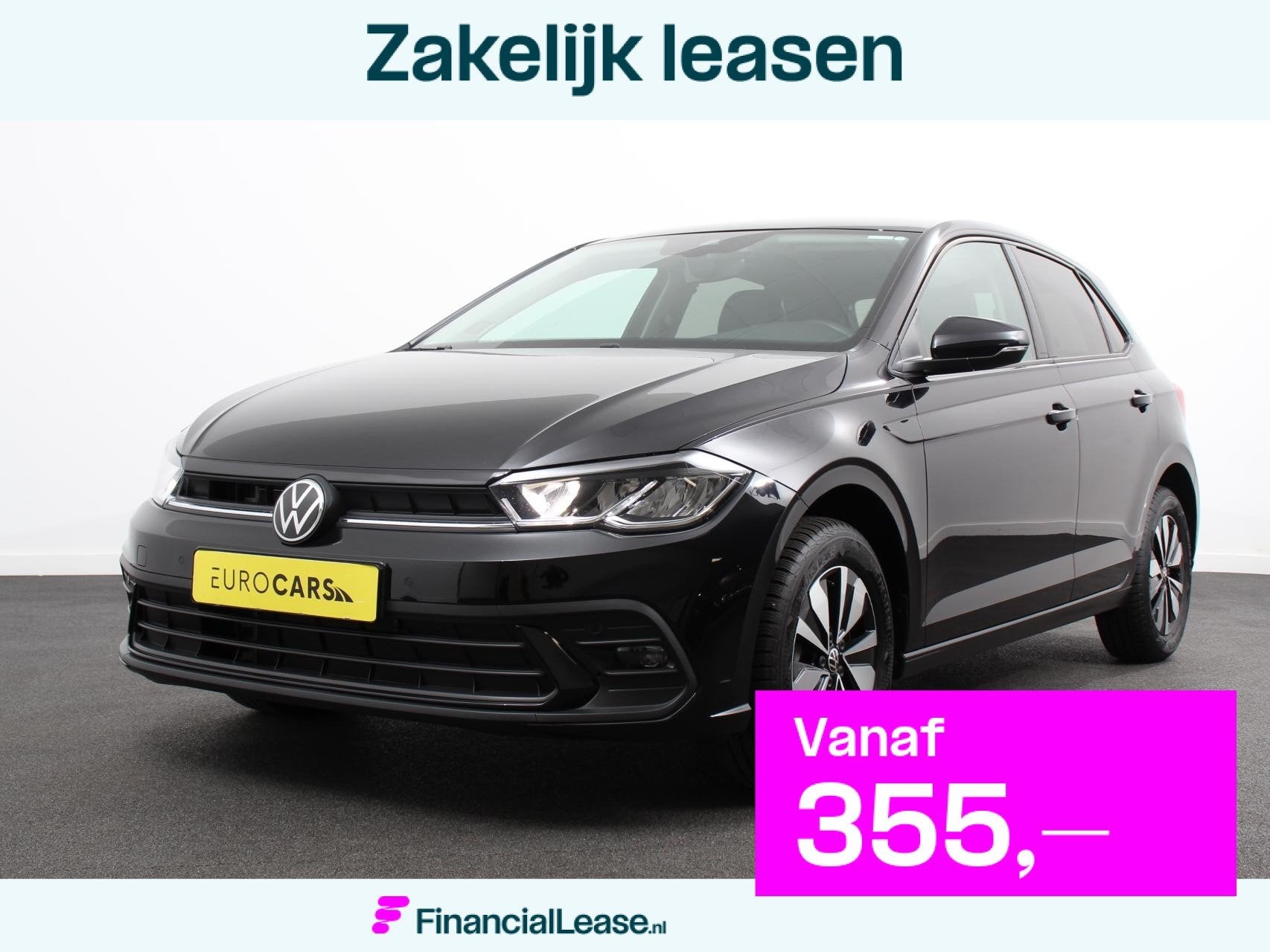Volkswagen Polo 1.0 TSI DSG Goal Automaat Navigatie Apple Ca, Stof, Gebruikt, Zwart, 95 pk