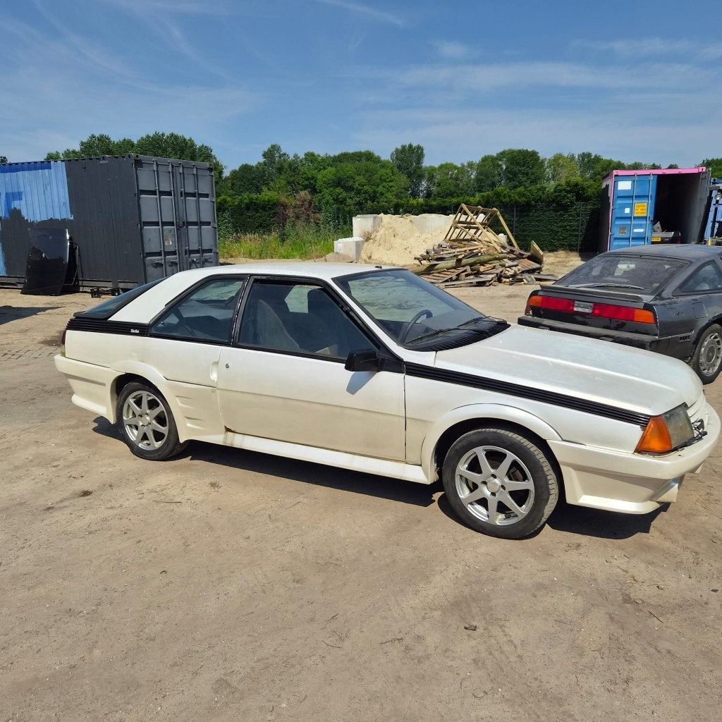 renault fuego turbo, Voorwielaandrijving, Stof, 4 cilinders, Wit