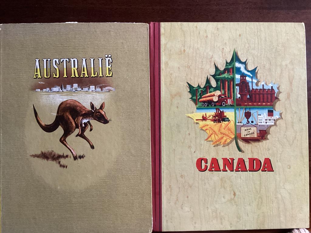 Oud foto album van Douwe Egberts over Australië & Canada, Boeken, Prentenboeken en Plaatjesalbums, Ophalen, Zo goed als nieuw