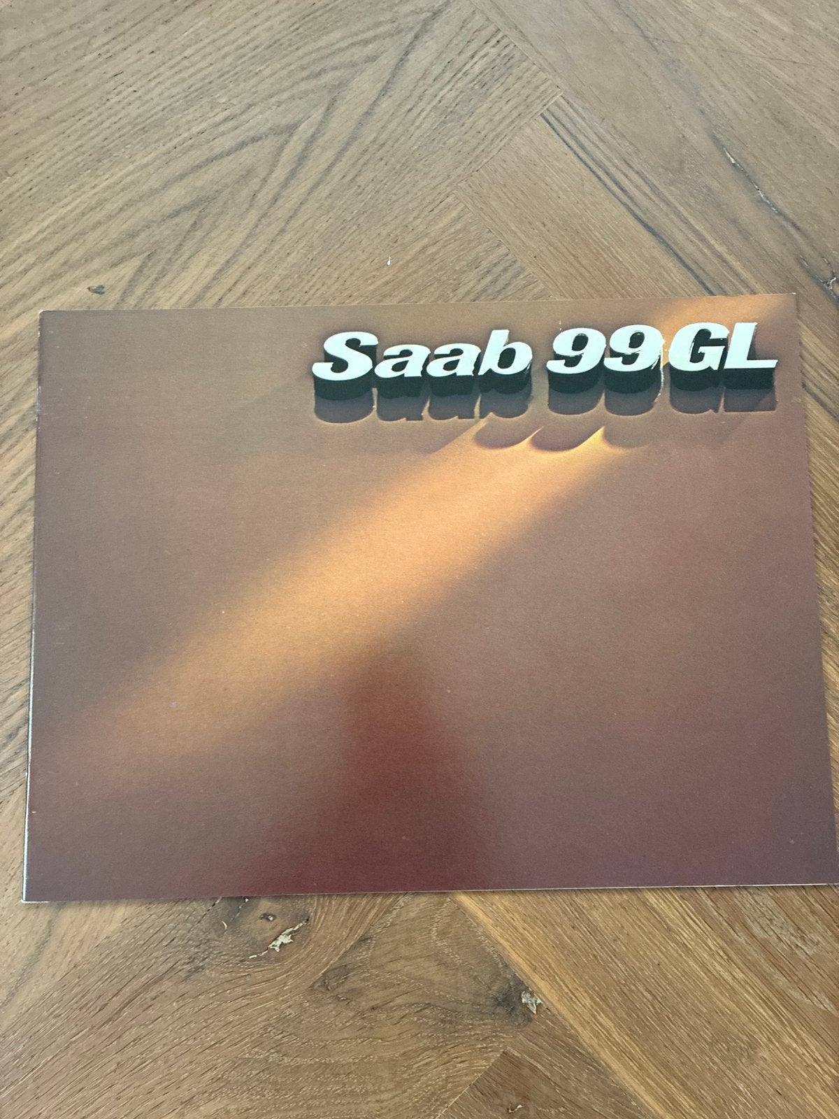 1977 Saab 99 GL brochure, Verzenden, Zo goed als nieuw, Overige merken