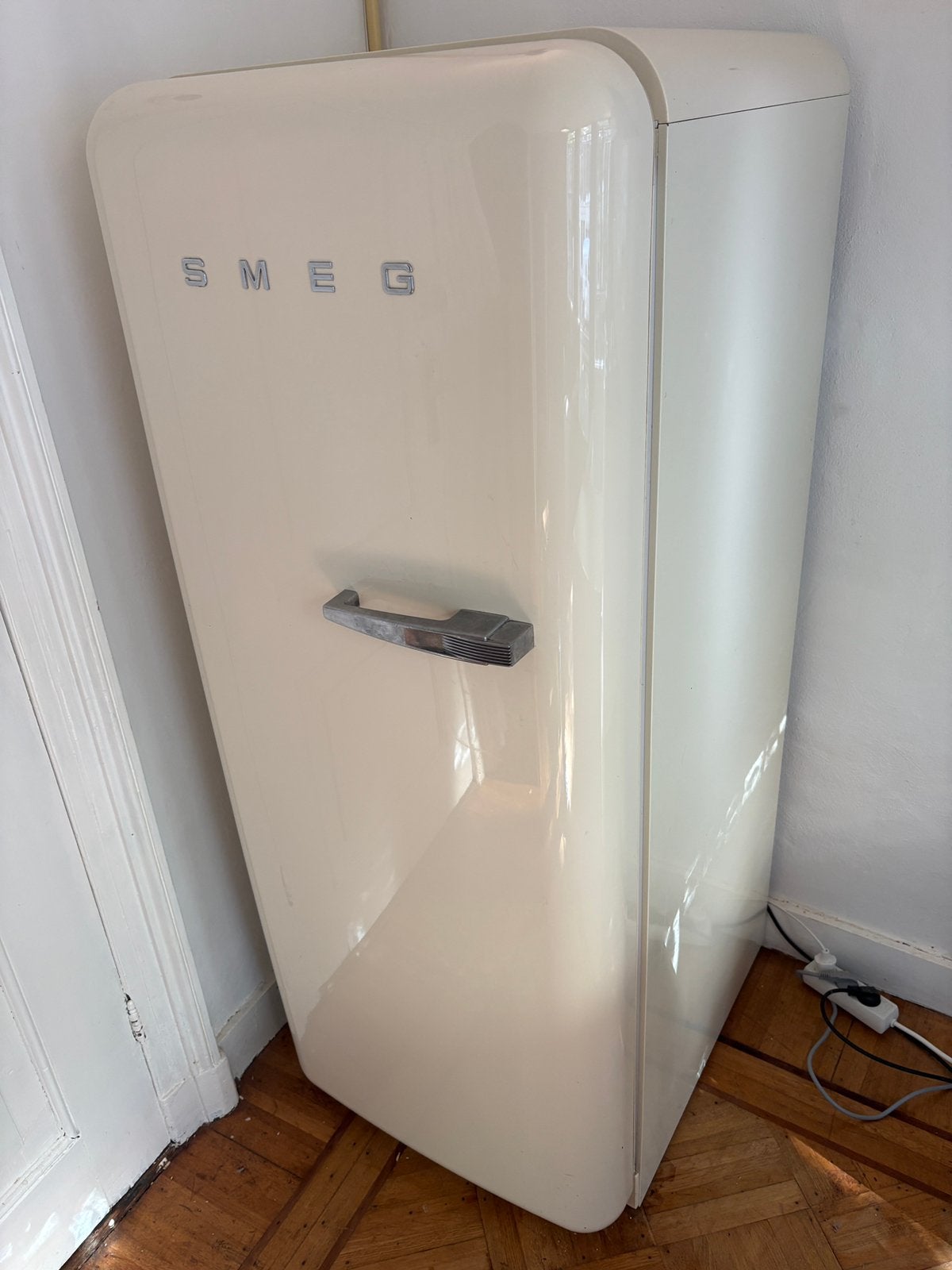 Deluxe Smeg koelkast, Ophalen, 200 liter of meer, 60 cm of meer, 160 cm of meer